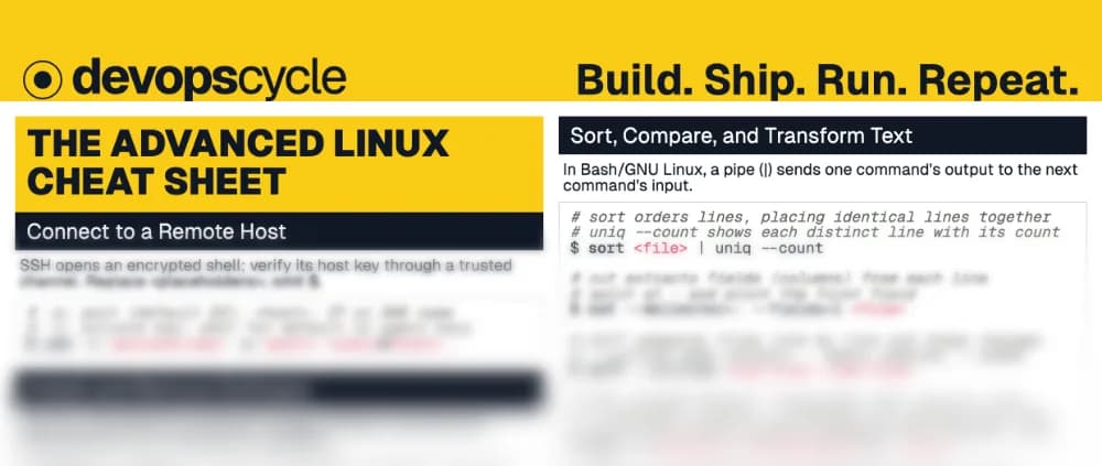 Preview of The Advanced Linux Cheat Sheet